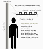 WPC Wall Panel LK8003 Decorative - Imagen 3