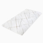 PVC Marble Sheets KL8231-4 decorative travertine marble wall panel