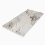 PVC Marble Sheets KS3083A decorative marble wall panel with dynamic gray veining