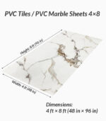 PVC Marble Sheets KB8038A decorative natural stone texture wall panel
