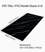 PVC Marble Sheets KL8264 decorative artistic marble wall panel