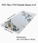 PVC Marble Sheets KL8267 decorative marble wall panel with natural gray veins