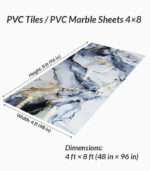 PVC Marble Sheets LD005 decorative marble texture wall panel