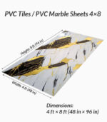 PVC Marble Sheets LJ80003T decorative marble wall panel with subtle stone veins
