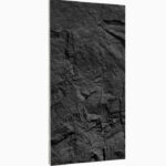 Rock Panel Black Wall Panel Wide decorative wall panel
