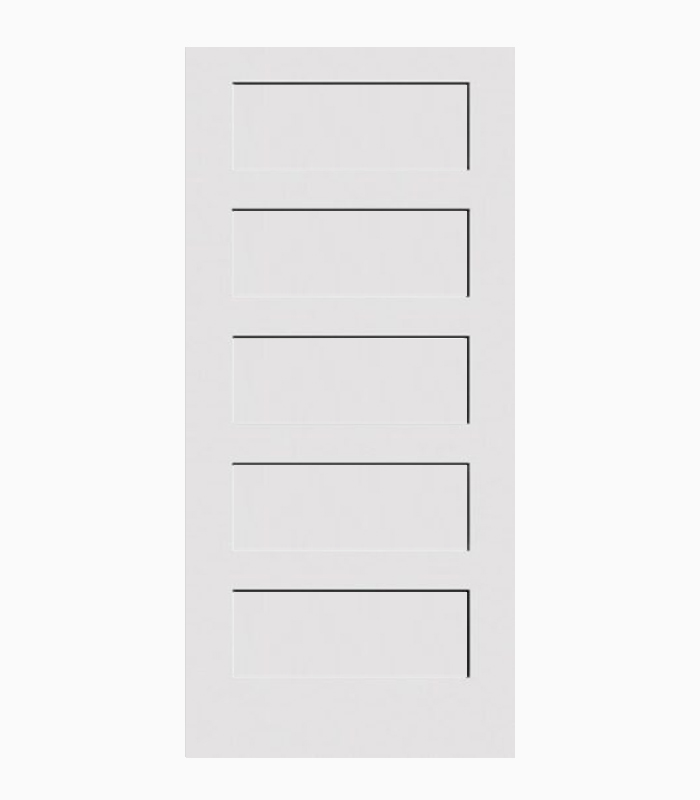 Shaker 5 Panel Door Solid Core modern interior shaker panel door