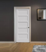 Shaker 5 Panel Door Solid Core modern interior shaker panel door