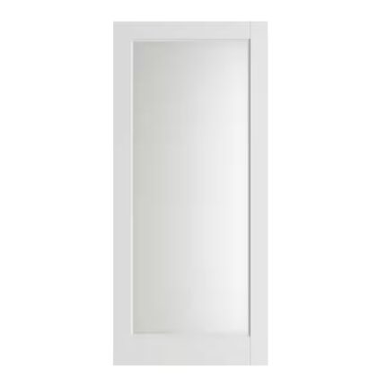 Shaker Glass 1 Lite Door modern interior glass panel door