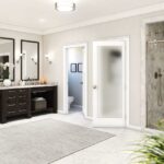 Shaker Glass 1 Lite Door modern interior glass panel door