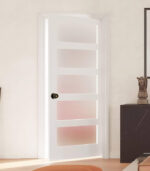 Shaker Glass 5 Lite Door interior door with horizontal glass panels