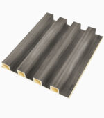 decorative WPC wall panel LK6023 graphite gray wood texture interior wall panel