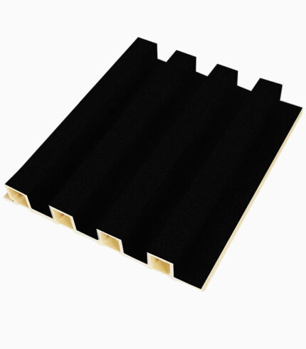 decorative WPC wall panel LK8001 black subtle sparkle interior wall panel design