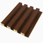 decorative WPC wall panel M1131 dark walnut interior wall panel design