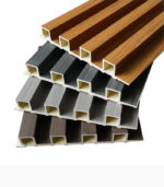 Modern WPC Wall Panel decorative wood composite installation indoors