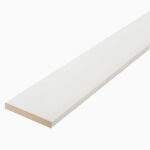 Wood Base Board White 16 ft × 5.5 in