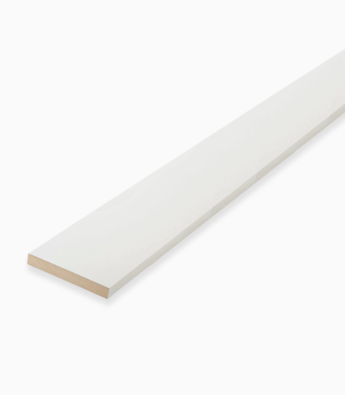 Wood Base Board White 17 ft × 2.5 in decorative wall base molding