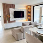 luxury remodeling giveaway interior upgrade PVC marble sheets WPC panels shaker glass door