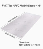 PVC Marble Sheets KI8230-1 Decorative - Imagen 3
