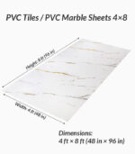 PVC Marble Sheets KI8230-2 Decorative - Imagen 3