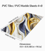 PVC Marble Sheets LHS-03 Decorative - Imagen 3